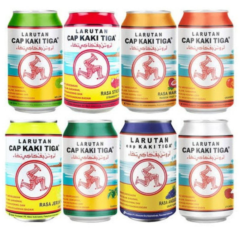 Larutan Cap Kaki Tiga Orange Can 320Ml